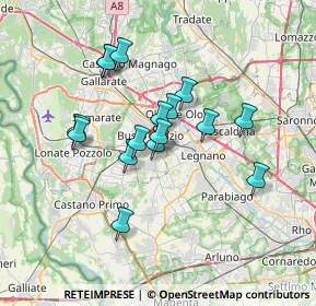Mappa Via Frà Gerolamo Savonarola, 21052 Busto Arsizio VA, Italia (5.78438)