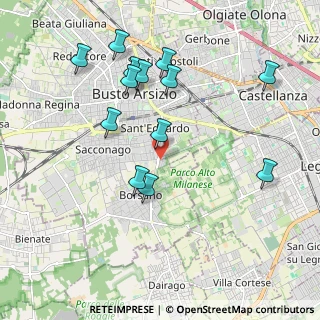 Mappa Via Frà Gerolamo Savonarola, 21052 Busto Arsizio VA, Italia (2.02615)