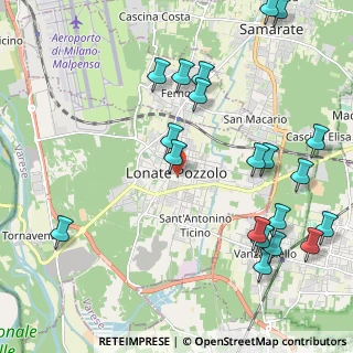 Mappa Via Matteotti, 21010 Lonate Pozzolo VA, Italia (2.6325)