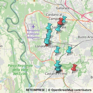 Mappa Via Matteotti, 21010 Lonate Pozzolo VA, Italia (3.43375)
