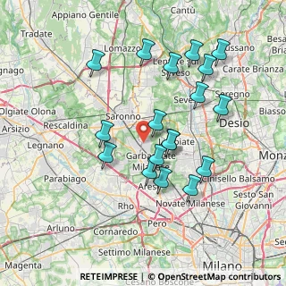 Mappa Via Sarca, 20020 Cesate MI, Italia (7.12333)