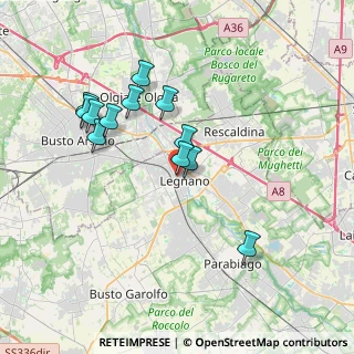 Mappa Centro Commerciale - Bennet, 20025 Legnano MI, Italia (3.40083)