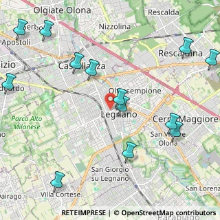 Mappa Centro Commerciale - Bennet, 20025 Legnano MI, Italia (2.70923)