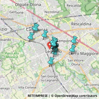 Mappa Centro Commerciale - Bennet, 20025 Legnano MI, Italia (0.90167)