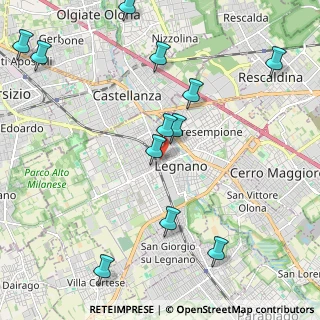 Mappa Via Fratelli Cairoli, 20025 Legnano MI, Italia (2.51917)