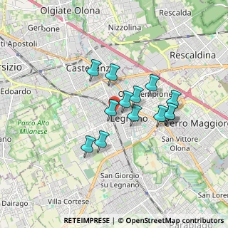 Mappa Via Fratelli Cairoli, 20025 Legnano MI, Italia (1.35308)