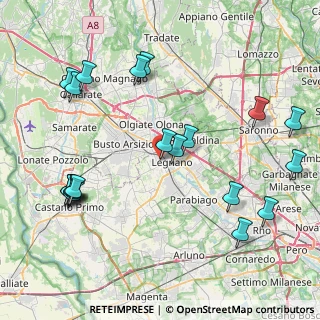 Mappa Via Genova, 20025 Legnano MI, Italia (9.762)