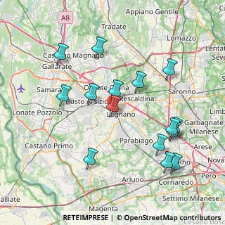Mappa Via Pola, 20025 Legnano MI, Italia (8.092)