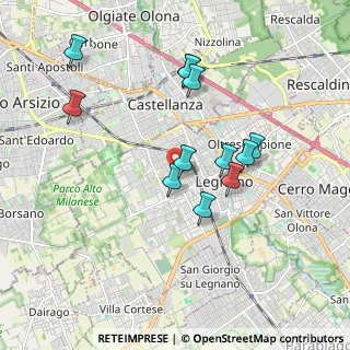 Mappa Via Genova, 20025 Legnano MI, Italia (1.7225)