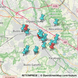 Mappa Via Pola, 20025 Legnano MI, Italia (2.9435)