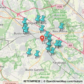 Mappa Via Torino, 20025 Legnano MI, Italia (3.23235)