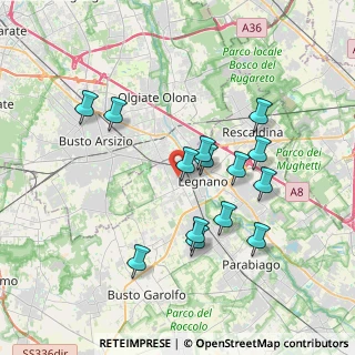 Mappa Via Torino, 20025 Legnano MI, Italia (3.44571)