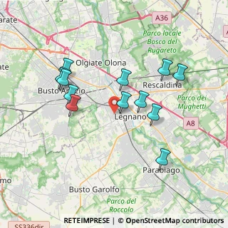 Mappa Via Torino, 20025 Legnano MI, Italia (3.51417)