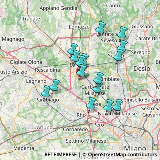 Mappa Via Privata Turconi, 21042 Caronno Pertusella VA, Italia (6.5275)