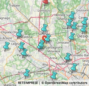 Mappa Via Privata Turconi, 21042 Caronno Pertusella VA, Italia (9.7815)