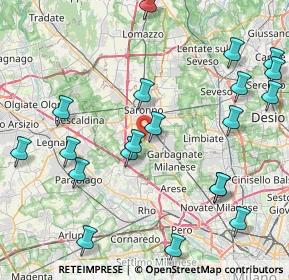 Mappa Via Privata Turconi, 21042 Caronno Pertusella VA, Italia (10.0465)