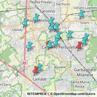 Mappa Via Privata Turconi, 21042 Caronno Pertusella VA, Italia (2.07563)