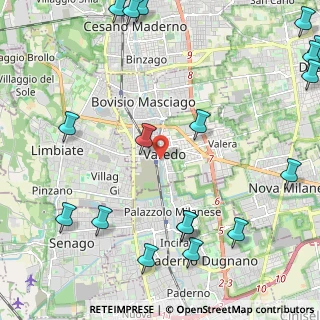 Mappa Via Pietro Volpi, 20814 Varedo MB, Italia (3.17833)