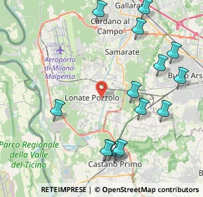 Mappa Via 2 Giugno, 21015 Lonate Pozzolo VA, Italia (4.84429)