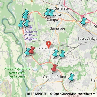 Mappa Via 2 Giugno, 21015 Lonate Pozzolo VA, Italia (5.12692)