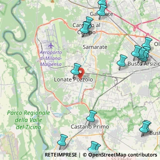 Mappa Via 2 Giugno, 21015 Lonate Pozzolo VA, Italia (6.695)