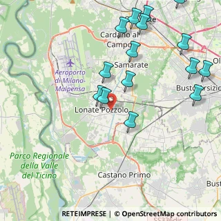 Mappa Via 2 Giugno, 21015 Lonate Pozzolo VA, Italia (5.215)