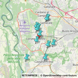Mappa Via 2 Giugno, 21015 Lonate Pozzolo VA, Italia (2.92545)