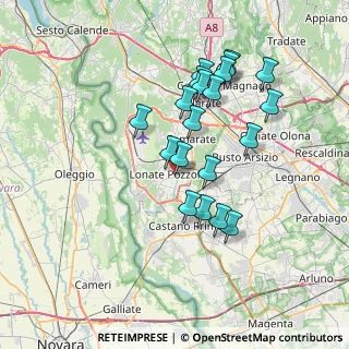 Mappa Via 2 Giugno, 21015 Lonate Pozzolo VA, Italia (6.675)