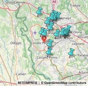 Mappa Via 2 Giugno, 21015 Lonate Pozzolo VA, Italia (6.304)