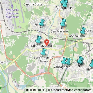 Mappa Via 2 Giugno, 21015 Lonate Pozzolo VA, Italia (2.85706)