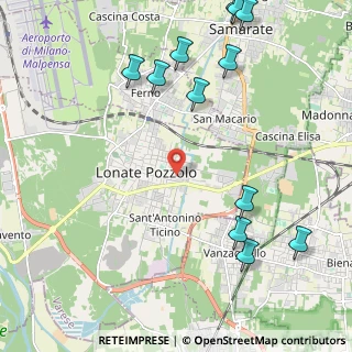 Mappa Via 2 Giugno, 21015 Lonate Pozzolo VA, Italia (2.58615)