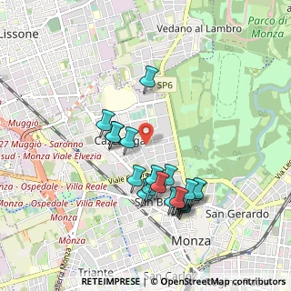 Mappa Via Vincenzo Bellini, 20052 Monza MB, Italia (0.89)