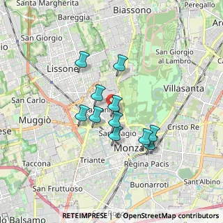 Mappa Via Vincenzo Bellini, 20052 Monza MB, Italia (1.34364)