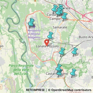Mappa Piazza Santa Croce, 21015 Lonate Pozzolo VA, Italia (5.17615)