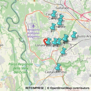 Mappa Piazza Santa Croce, 21015 Lonate Pozzolo VA, Italia (3.51083)