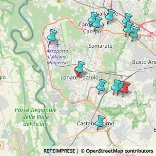 Mappa Piazza Santa Croce, 21015 Lonate Pozzolo VA, Italia (5.19538)