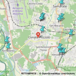 Mappa Piazza Santa Croce, 21015 Lonate Pozzolo VA, Italia (2.85154)