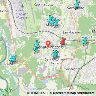 Mappa Piazza Santa Croce, 21015 Lonate Pozzolo VA, Italia (2.1825)