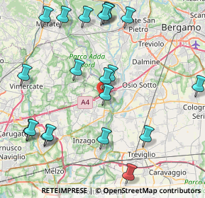 Mappa Via Don Giovanni Minzoni, 20056 Trezzo sull'Adda MI, Italia (9.879)