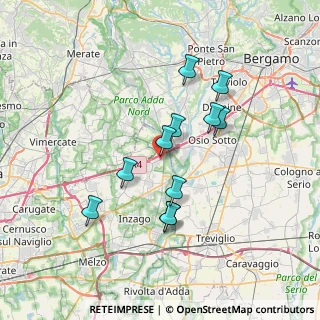 Mappa Via Don Giovanni Minzoni, 20056 Trezzo sull'Adda MI, Italia (6.18091)