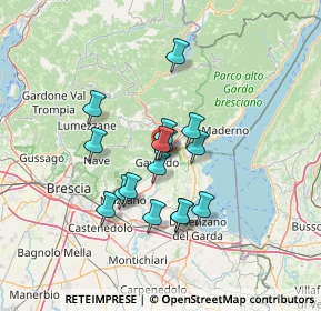 Mappa Via Croce, 25089 Villanuova sul Clisi BS, Italia (10.63938)