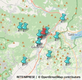 Mappa Via Croce, 25089 Villanuova sul Clisi BS, Italia (2.91923)