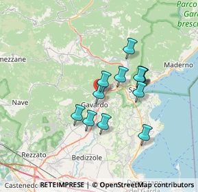 Mappa Via Croce, 25089 Villanuova sul Clisi BS, Italia (5.39833)