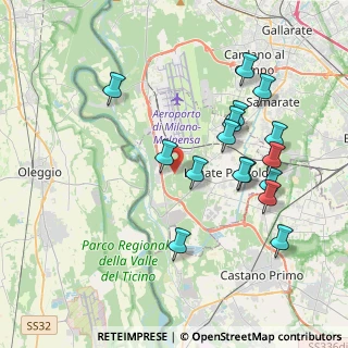 Mappa SS336dir, 21015 Lonate Pozzolo VA, Italia (3.90813)