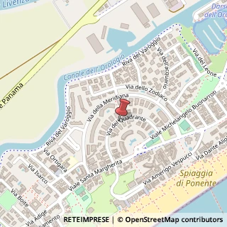 Mappa Via del Quadrante,  25, 30021 Caorle, Venezia (Veneto)