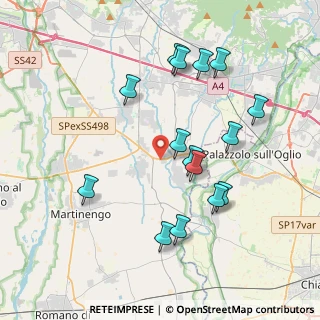 Mappa Via Dell'Artigianato, 24050 Palosco BG, Italia (3.88867)