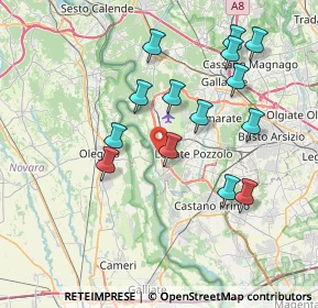 Mappa Via del Gregge, 21015 Sant'Anna , Italia (7.38286)