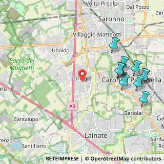 Mappa Via Pasubio, 21040 Origgio VA, Italia (2.46273)