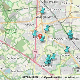 Mappa Via Pasubio, 21040 Origgio VA, Italia (2.26364)