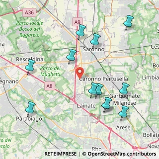Mappa Via Pasubio, 21040 Origgio VA, Italia (4.565)